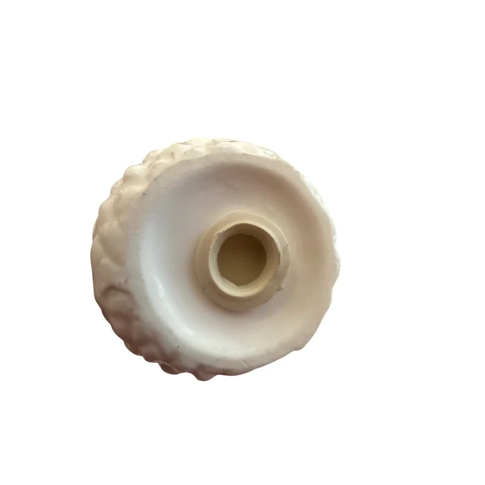 Ceramic Pineapple Salt Pepper Shakers White 2.75